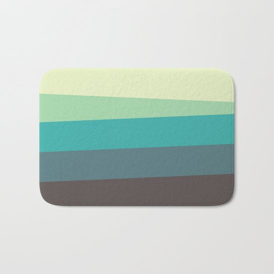 Green Tone Bath Mat