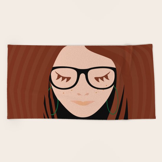 Girl 3 Beach Towel