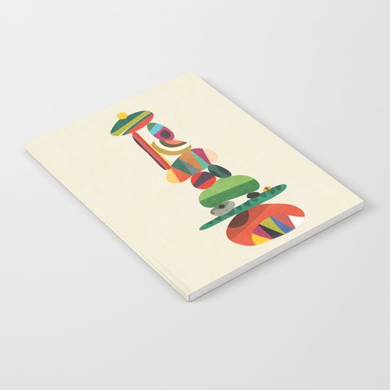 Totem - balanced pebbles Notebook
