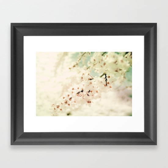 BRAVE LITTLE BLOSSOMS Framed Art Print