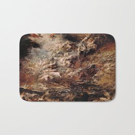 Peter Paul Rubens's The Fall of the Damned Bath Mat | Museum, Painting, Classic, Artist, Masterpiece, Vintage, Famous, Artwork, Beautiful 