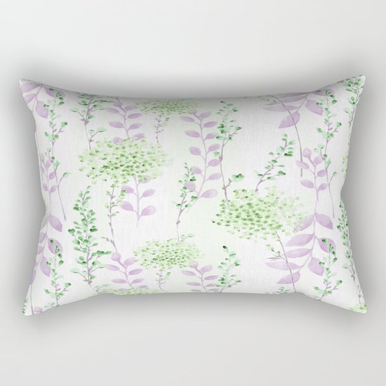 Floral Pattern 10 Rectangular Pillow