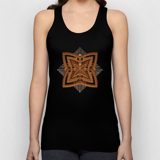 Art Deco Brooch Unisex Tank Top