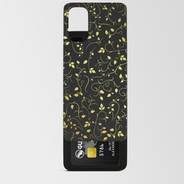 Yellow Flowers and Vines Android Card Case