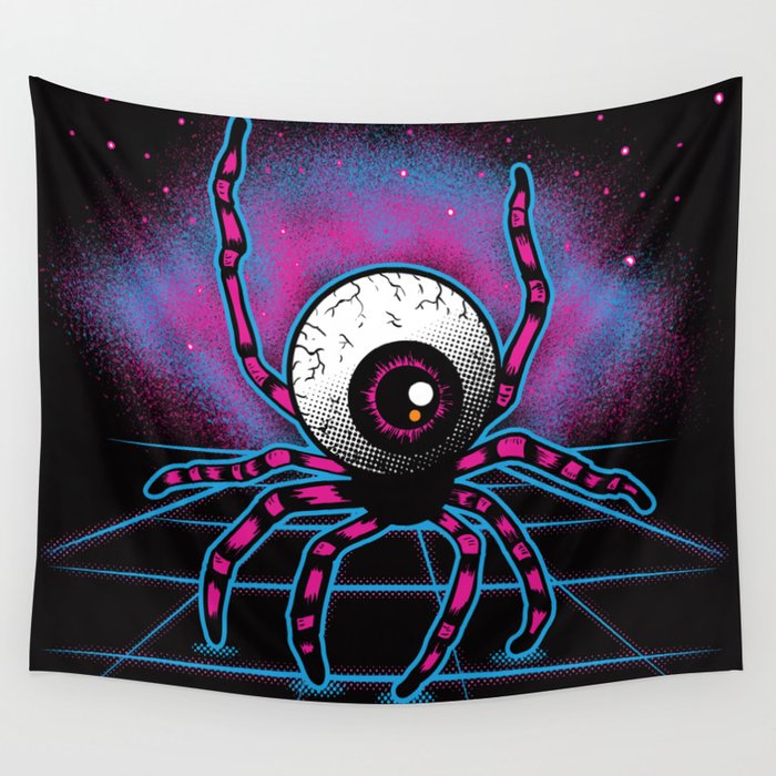 Intergalactic Web Surfer Wall Tapestry