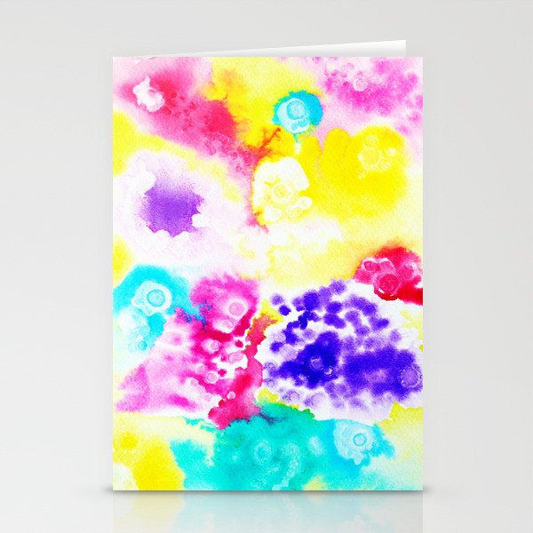 Abstract watercolor Stationery Cards