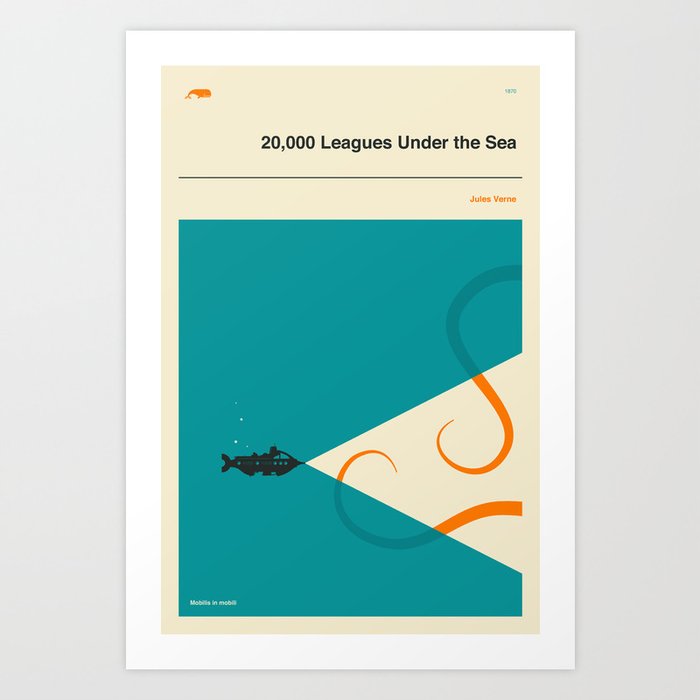 20,000 Leagues Under the Sea Art Print