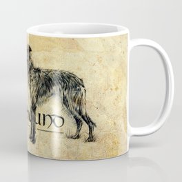 Scottish Deerhound Antique A Coffee Mug