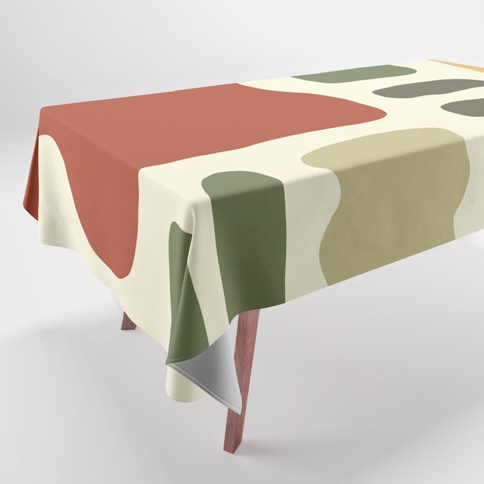 Abstract shapes colorblock collection 1 Tablecloth