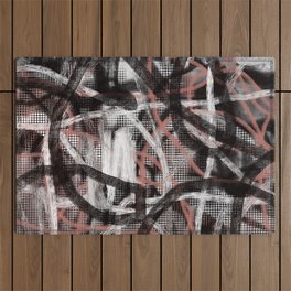 Origins 10. Abstract Drawing.  Outdoor Rug