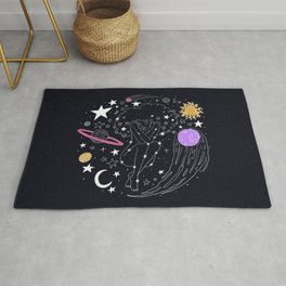Universe girl Area & Throw Rug