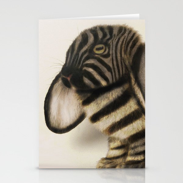 Zebra-Bunny Stationery Cards
