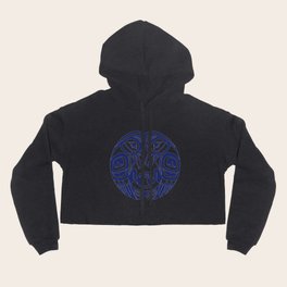 Double raven circle pacific northwest formline salish haida eagle moon Hoody