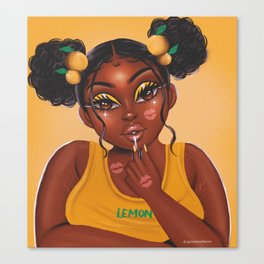 Bebe Lemon Canvas Print