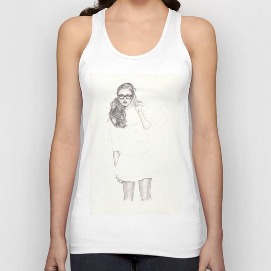 No.6 Fashion Illustration Series Unisex Tank Top