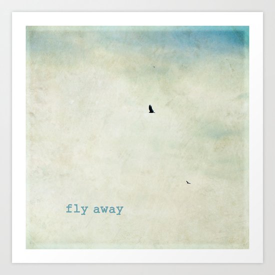 fly away Art Print