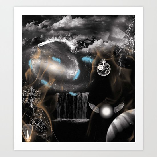 High Contrast Art Print