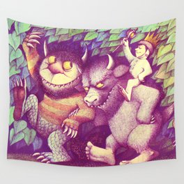 The Wild Things Romp Wall Tapestry