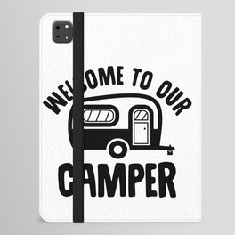 Welcome To Our Camper iPad Folio Case