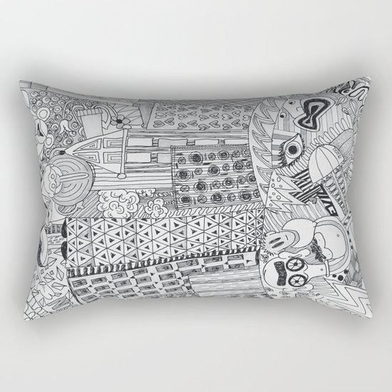 Rush Hour Rectangular Pillow