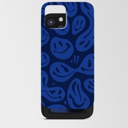Cool Blue Melted Happiness iPhone Card Case