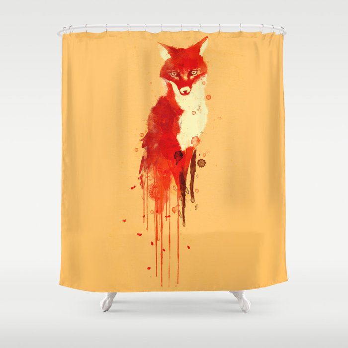 The fox, the forest spirit Shower Curtain