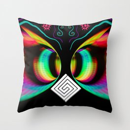 Wise Owl Throw Pillow