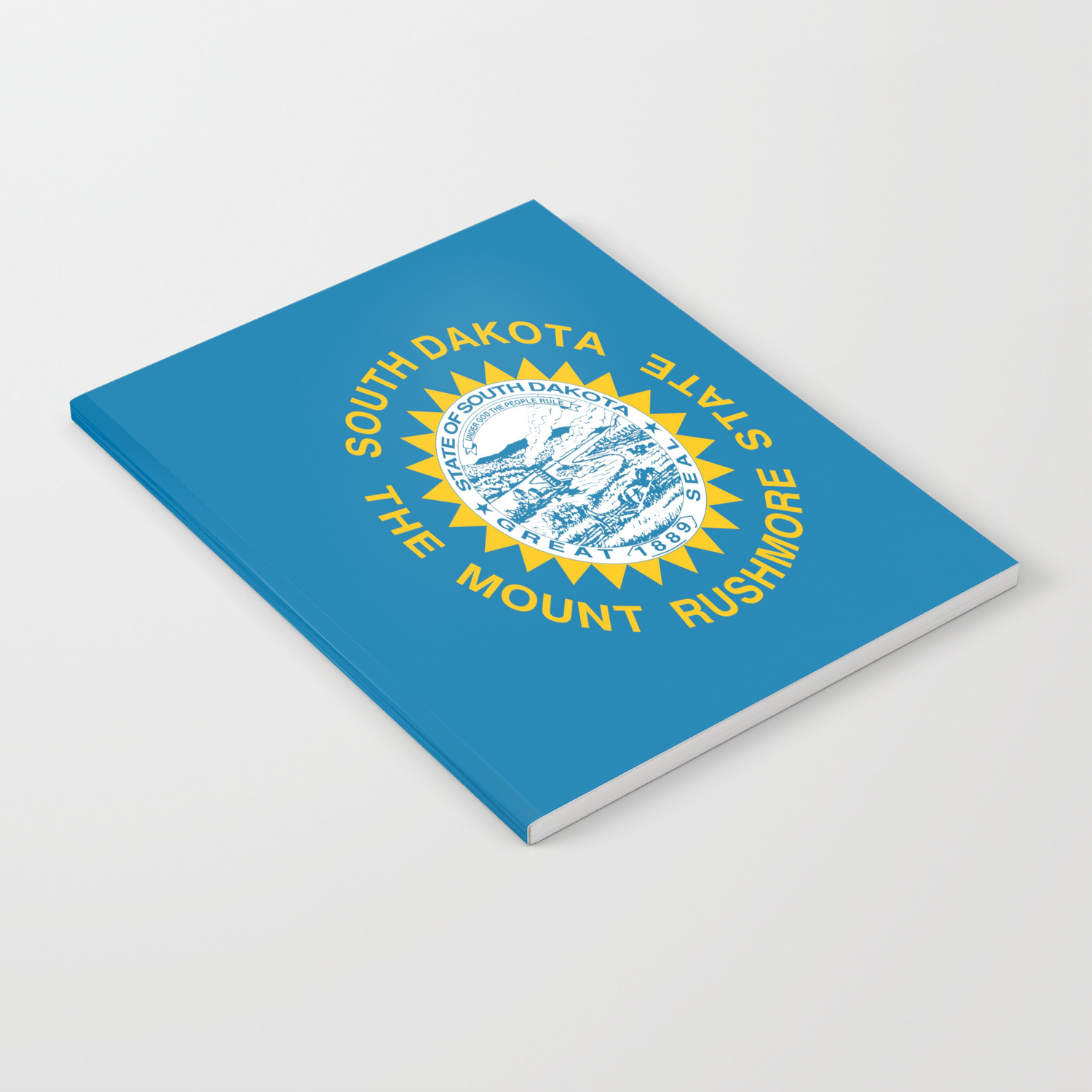 Flag Of South Dakota America Us Mount Rushmore Dakotan Midwest