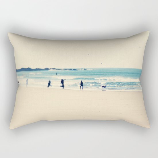 beach sunday I Rectangular Pillow