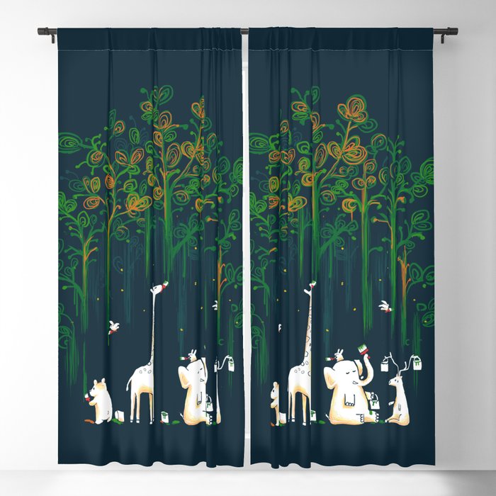 Re-paint the Forest Blackout Curtain