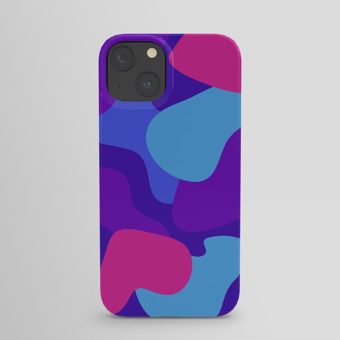 camouflage_80s futuro palette iPhone Case
