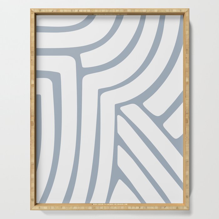 Abstract Stripes LXXII Serving Tray