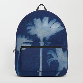 Jackie Partridge Art- Daisies Cyanotype Backpack