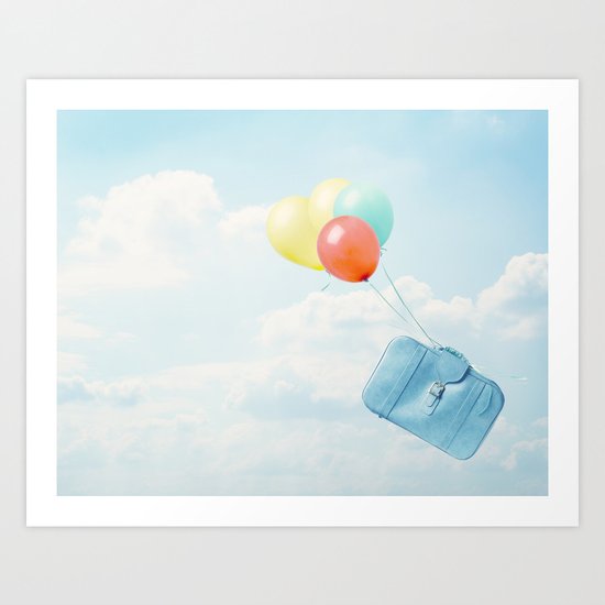 Away we go Art Print