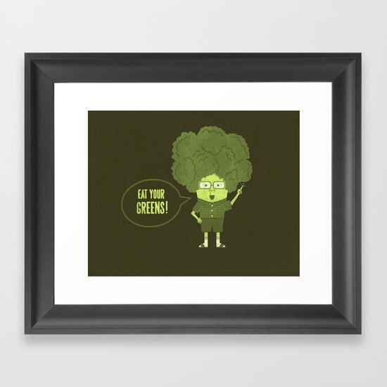 Healthy Advice Framed Art Print