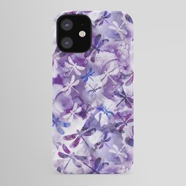 Dragonfly Lullaby in Pantone Ultraviolet Purple iPhone Case