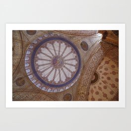 Sultan Ahmed Mosque Art Print