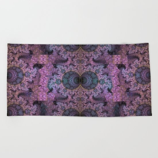 Unendless amazing patterns and balls Beach Towel
