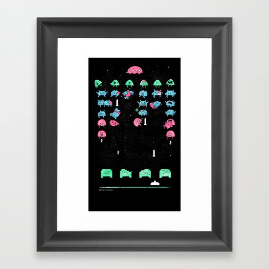 Oh, the humanity!!! Framed Art Print