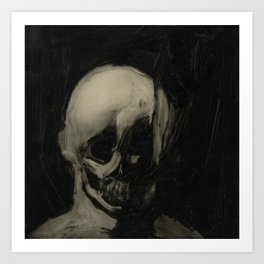 Ghost Skull Art Print