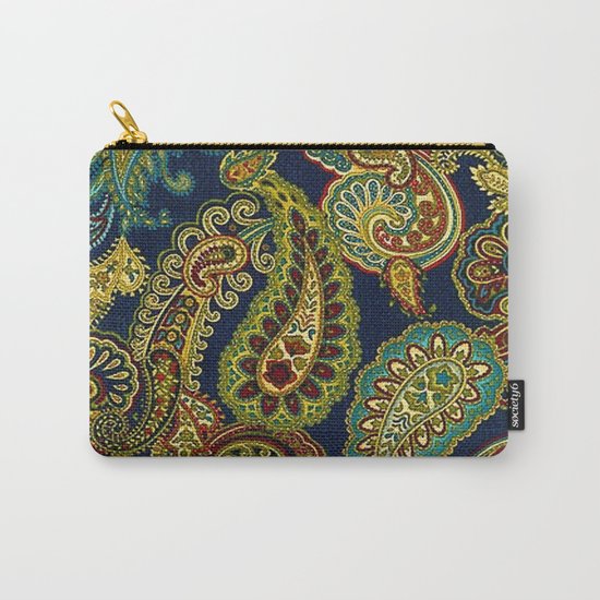 Floral Paisley Pattern 05 Carry-All Pouch