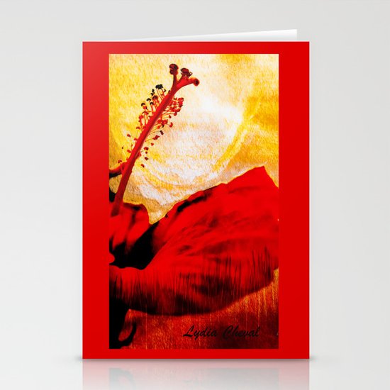 japanese sunset Stationery Cards