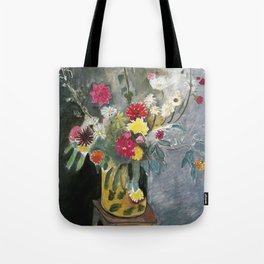 Henri Matisse - Bouquet of mixed flowers - Exhibition Poster Tote Bag
