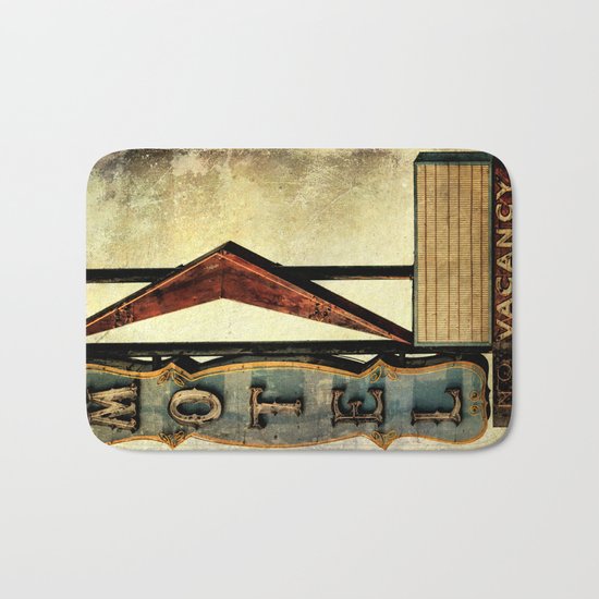 Vintage Arrow Motel Sign Bath Mat