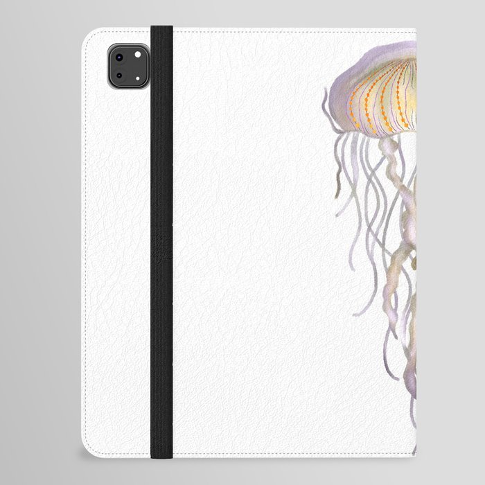 Watercolor Jellyfish iPad Folio Case