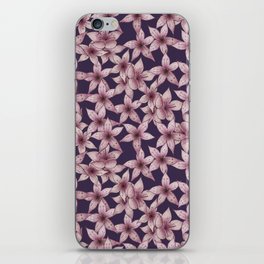 Cherry Blossom floral pattern iPhone Skin