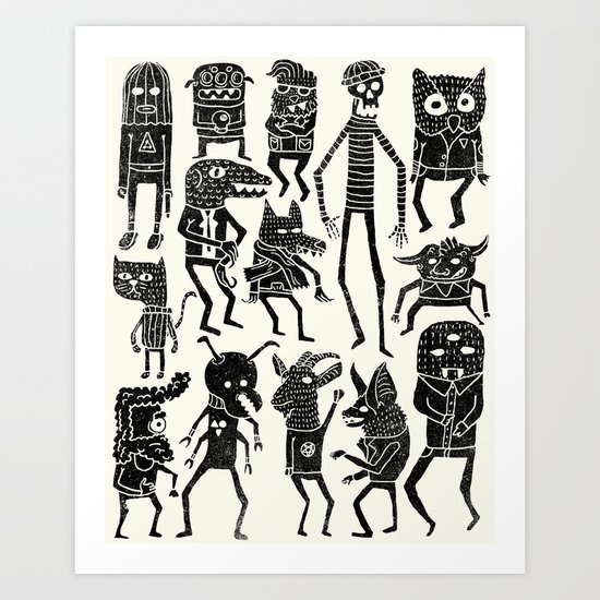 Bump in the Night Art Print