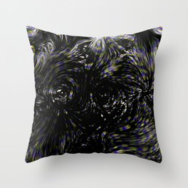 All night shapes Throw Pillow