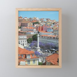 Rossio Square Framed Mini Art Print
