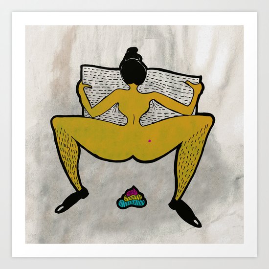 CMY Poo Art Print